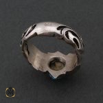 انگشتر فیروزه نیشابوری مردانه اصل و معدنی - کد 8395 - تصویر 3