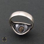 3 انگشتر فیروزه نیشابوری مردانه - کد 8396 - تصویر 3