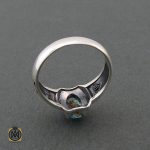 3 انگشتر فیروزه نیشابوری مردانه - کد 8397 - تصویر 3