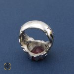 انگشتر یاقوت سرخ آفریقایی مردانه - کد 8405 - تصویر 3