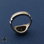 3 انگشتر مردانه سیترین اصل و معدنی - کد 8411 - تصویر 3