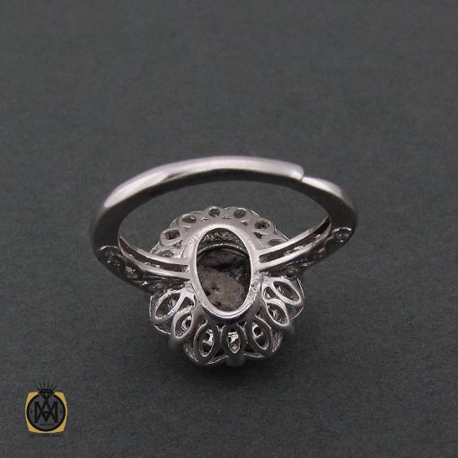 3 انگشتر فیروزه نیشابوری زنانه طرح غزل - کد 2076 - تصویر 3