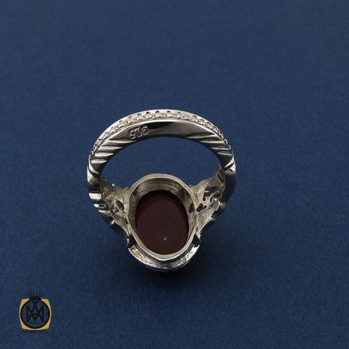 انگشتر عقیق یمن مردانه - کد 8416 - تصویر 3