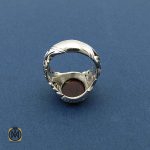 3 انگشتر عقیق یمن، یاقوت و زمرد مردانه - کد 8417 - تصویر 3