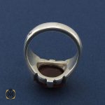 3 انگشتر عقیق یمن مردانه صفوی - کد 8428 - تصویر 3