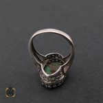 3 انگشتر فیروزه نیشابور زنانه طرح سحر - کد 2079 - تصویر 3