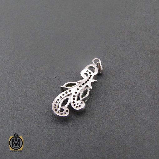 مدال تورمالین زنانه طرح الین - کد 3065 - تصویر 3