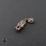 3 مدال فیروزه نیشابوری و مارکازیت زنانه طرح مهشید - کد 3094 - تصویر 3