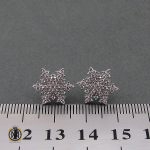 3 گوشواره نقره زنانه طرح تیارا - کد 5037 - تصویر 3