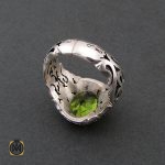 3 انگشتر زبرجد مردانه دست ساز - کد 8440 - تصویر 3