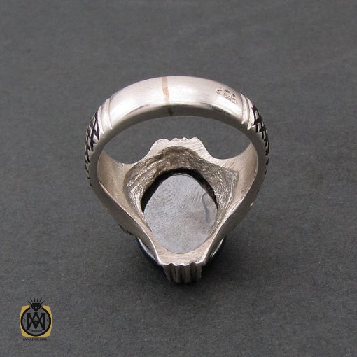 3 انگشتر حدید با حکاکی ان الحسین مصباح الهدی وسفینه النجاه مردانه – کد 8448 - تصویر 3