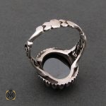 3 انگشتر حدید سینی با حکاکی ان الحسین مصباح الهدی و سفینه النجاه مردانه - کد 8358 - تصویر 3