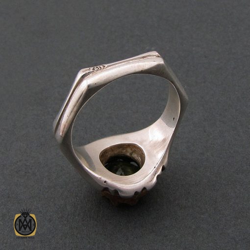 انگشتر زبرجد مردانه دست ساز - کد 8464 - تصویر 3