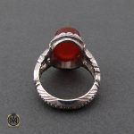 3 انگشتر عقیق یمن مردانه - کد 8476 - تصویر 2