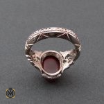 3 انگشتر عقیق یمن خوش رنگ مردانه - کد 8478 - تصویر 3