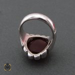 3 انگشتر عقیق یمن الماس تراش مردانه – کد 8479 - تصویر 3