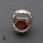 3 انگشتر عقیق یمن مردانه درشت و خوش رنگ – کد 8482 - تصویر 3