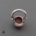 3 انگشتر عقیق یمن مردانه - کد 8484 - تصویر 3