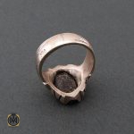 3 انگشتر فیروزه نیشابوری مردانه دست ساز - کد 8486 - تصویر 3