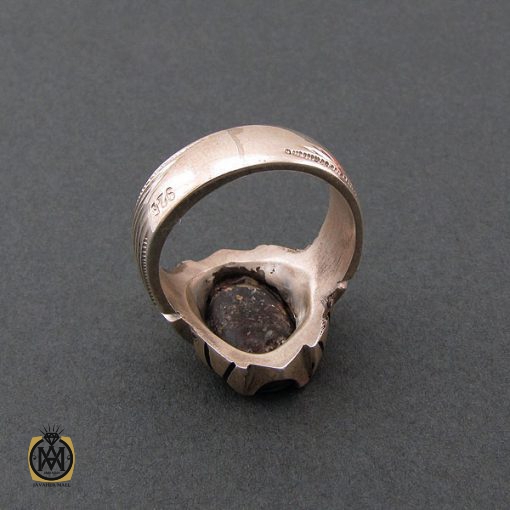 3 انگشتر فیروزه نیشابوری مردانه دست ساز - کد 8486 - تصویر 3