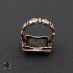 3 انگشتر فیروزه نیشابوری مرغوب مردانه - کد 8488 - تصویر 3