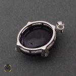 3 مدال آمتیست زنانه طرح سپیده - کد 3103 - تصویر 3