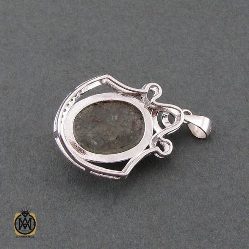 مدال کوارتز روتایل زنانه طرح نوشین - کد 3113 - تصویر 3