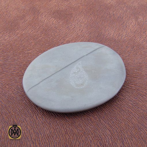 3 نگین تک یشم با حکاکی سوره علق - کد 9027 - تصویر 4