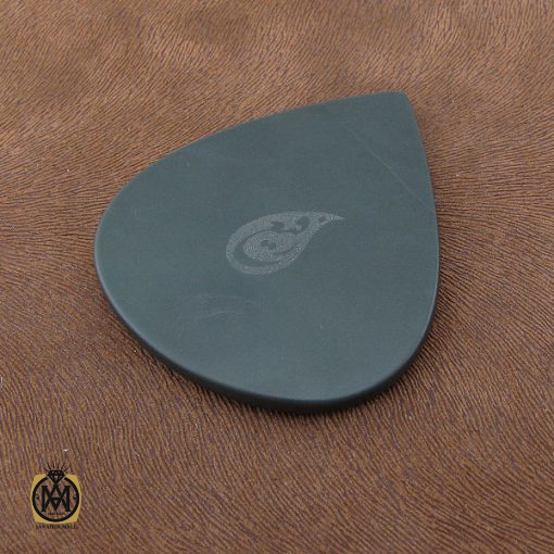 3 نگین تک یشم اشکی با حکاکی سوره الرحمن - کد 9028 - تصویر 3