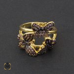 سرویس نقره زنانه طرح طراوت پر رنگ - کد 7098 - تصویر 3