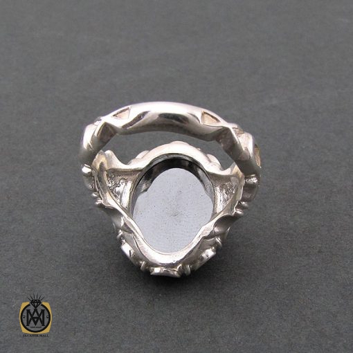 3 انگشتر حدید سینی با حکاکی ان الحسین مصباح الهدی وسفینه النجاه مردانه - کد 8373 - تصویر 3