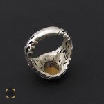 انگشتر زولتنایت مردانه دست ساز - کد 8557 - تصویر 3