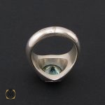 3 انگشتر موزانایت مردانه رکاب دست ساز - کد 8563 - تصویر 3
