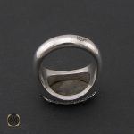 3 انگشتر فیروزه نیشابور صفوی مردانه رکاب هنر دست استاد شرفیان - کد 8567 - تصویر 3