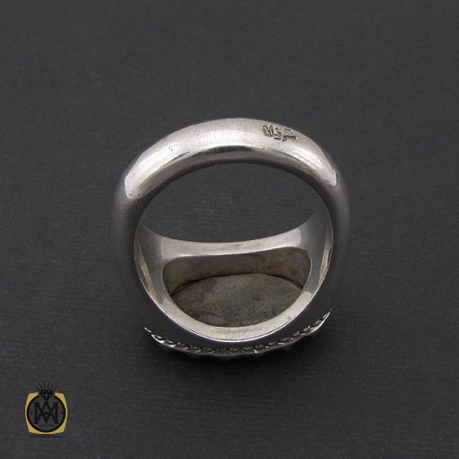 3 انگشتر فیروزه نیشابور صفوی مردانه رکاب هنر دست استاد شرفیان - کد 8567 - تصویر 3