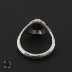 3 انگشتر فیروزه نیشابور مردانه رکاب هنر دست استاد شرفیان - کد 8578 - تصویر 3