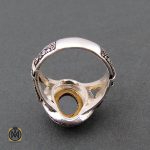 3 انگشتر حدید سینی با حکاکی ان الله بالغ امره مردانه - کد 8361 - تصویر 3