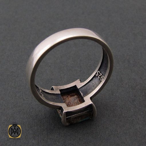 انگشتر فیروزه نیشابور زنانه طرح مهتاب - کد 2081 - تصویر 3