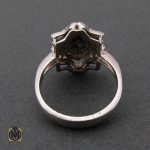 3 انگشتر فیروزه نیشابور زنانه طرح مهگل - کد 2083 - تصویر 3