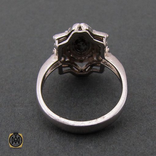 انگشتر فیروزه نیشابور زنانه طرح مهگل - کد 2083 - تصویر 3