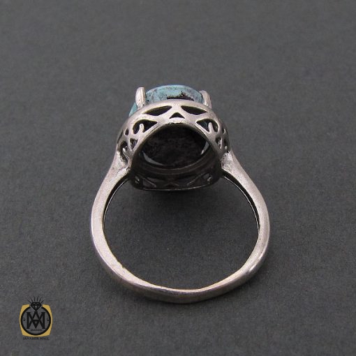 انگشتر فیروزه نیشابور زنانه طرح پریزاد - کد 2085 - تصویر 3