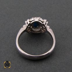 انگشتر فیروزه نیشابور زنانه طرح سمن - کد 2086 انگشتر فیروزه نیشابور زنانه طرح سمن - کد 2086