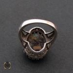 3 انگشتر فیروزه نیشابور زنانه طرح پرنیا - کد 2070 - تصویر 3