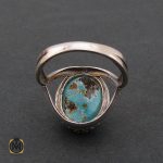 3 انگشتر فیروزه نیشابور زنانه طرح مهدیس - کد 2071 - تصویر 3