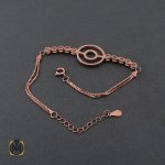 3 دستبند نقره طرح تبسم زنانه - کد 1070 - تصویر 3