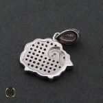 3 مدال نقره طرح sheep زنانه - کد 3045 - تصویر 3