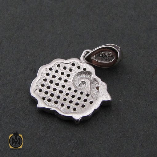 مدال نقره طرح sheep زنانه - کد 3045 - تصویر 3