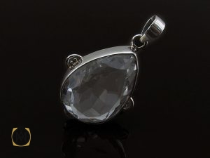 مدال کریستال اصل زنانه طرح ویانا - کد 3057 - تصویر 5