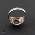 4 انگشتر فیروزه نیشابوری مردانه - کد 8391 - تصویر 4