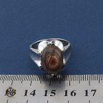 4 انگشتر عقیق باباقوری یمنی اصل مردانه - کد 8413 - تصویر 4